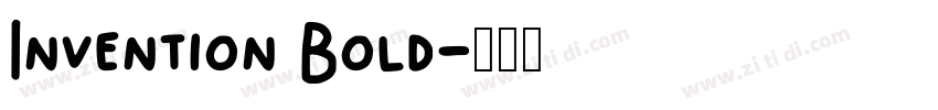 Invention Bold字体转换